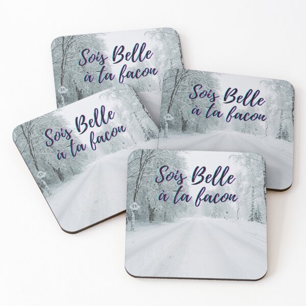 Item preview, Be beautiful in your own way - popular French quotes theme gifts  designed and sold by RebelliousRosee.
