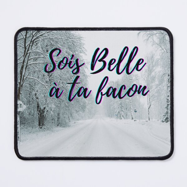 Item preview, Be beautiful in your own way - popular French quotes theme gifts designed and sold by RebelliousRosee.