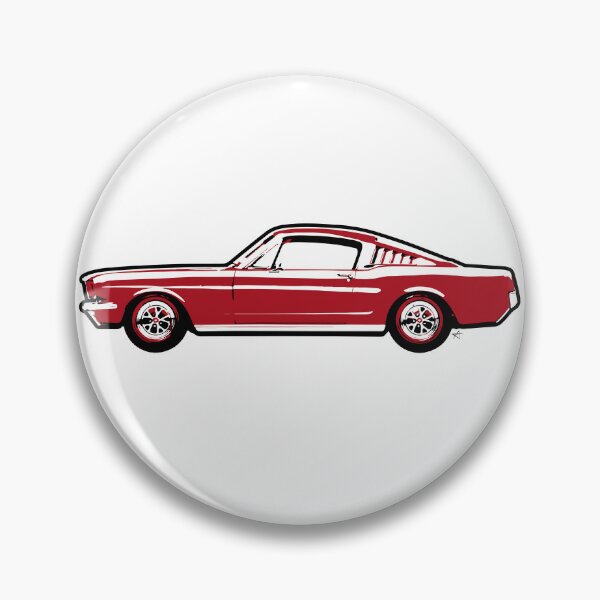Item preview, Deep Red 60s FM Fastback designed and sold by MandyCarsArts.