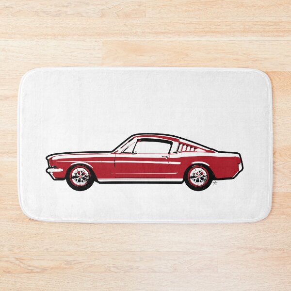 Item preview, Deep Red 60s FM Fastback designed and sold by MandyCarsArts.