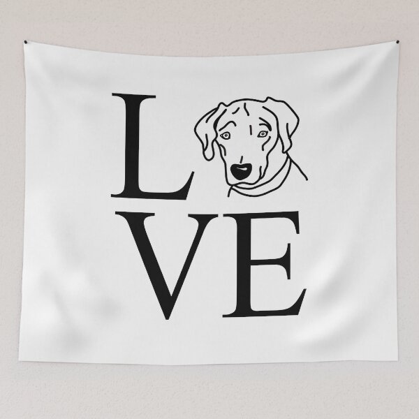 Item preview, love rhodesian ridgeback designed and sold by dog-shirt.