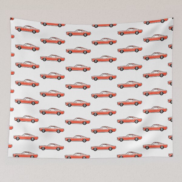 Item preview, Orange 60s FM Fastback designed and sold by MandyCarsArts.
