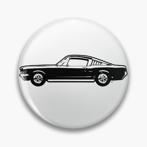 Item preview, Black 60s FM Fastback designed and sold by MandyCarsArts.