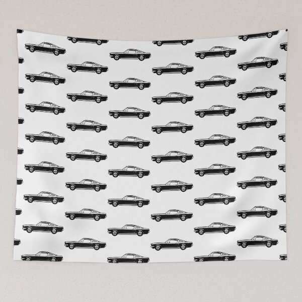 Item preview, Black 60s FM Fastback designed and sold by MandyCarsArts.
