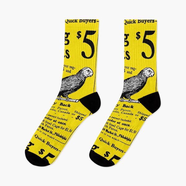Item preview, TALKING PARROTS $5 - ADVERT designed and sold by ThrowbackAds.