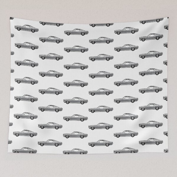 Item preview, Grey 60s FM Fastback designed and sold by MandyCarsArts.
