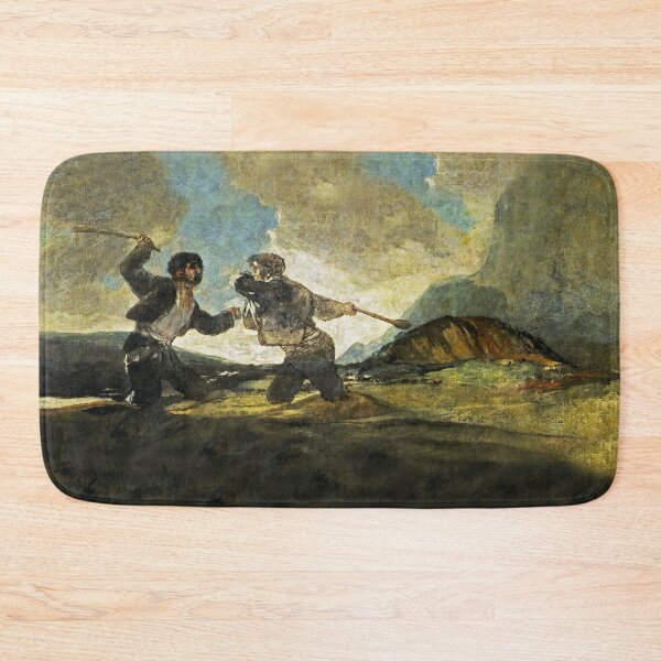Item preview, The Cudgel Fight Duelo a garrotazos - Francisco de Goya designed and sold by Vintage Designs +.