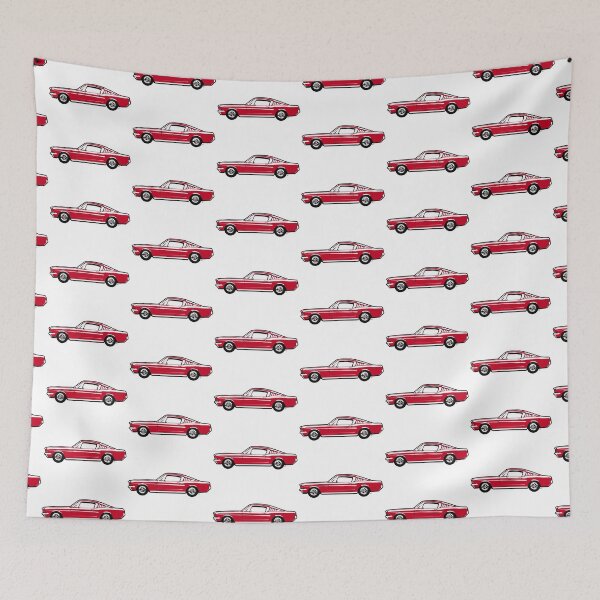 Item preview, Red 60s FM Fastback designed and sold by MandyCarsArts.