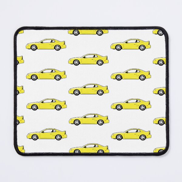 Item preview, Yellow 90s FM Fastback designed and sold by MandyCarsArts.
