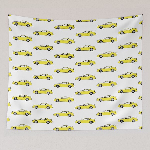 Item preview, Yellow 90s FM Fastback designed and sold by MandyCarsArts.