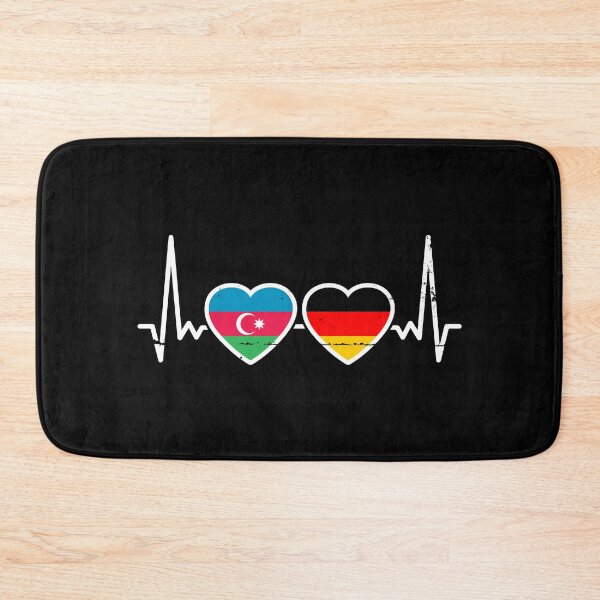 Item preview, Azerbaijan Germany Flag Azerbaijani German Heart designed and sold by max-it-out.