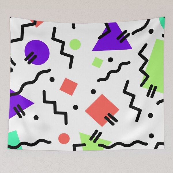 Item preview, Memphis Style Geometric designed and sold by TotallyRetroArt.
