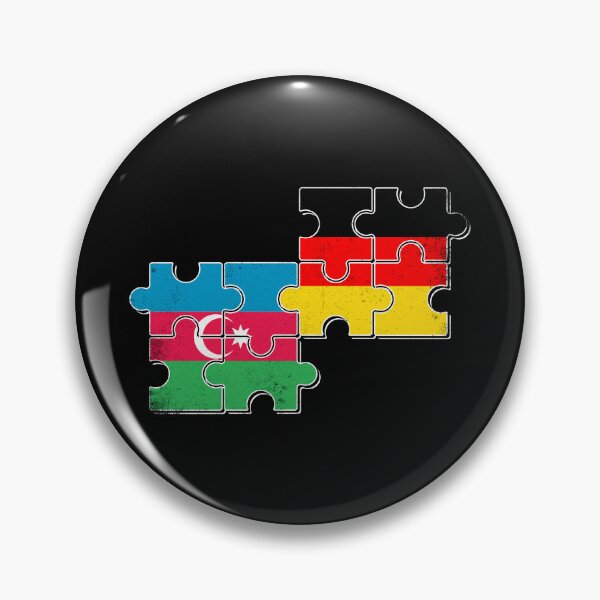 Item preview, Azerbaijan Germany Flag Azerbaijani German designed and sold by max-it-out.