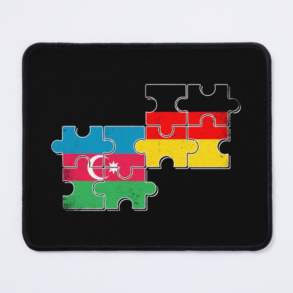 Item preview, Azerbaijan Germany Flag Azerbaijani German designed and sold by max-it-out.