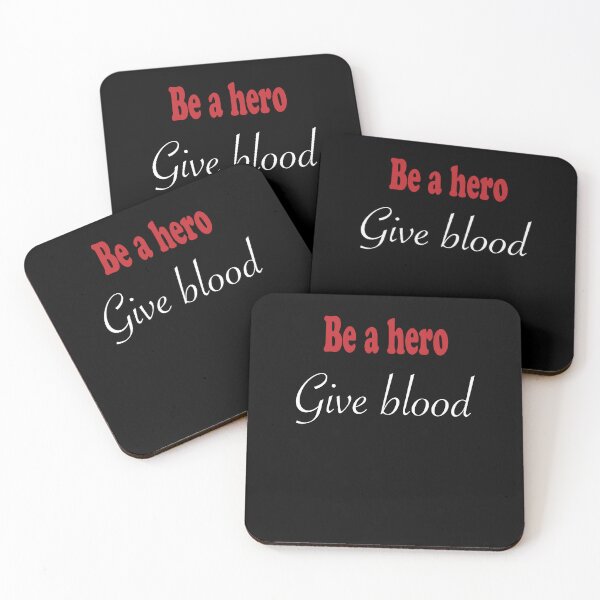 Item preview, Be A Hero Give Blood designed and sold by JustBeeAwesome.