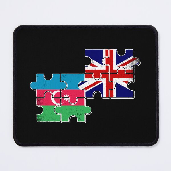 Item preview, Azerbaijan Great Britain Flag Azerbaijani British designed and sold by max-it-out.