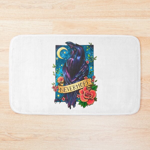 Item preview, raven nevermore tattoo designed and sold by si3iy.