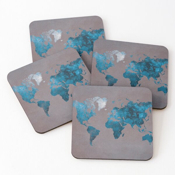 Item preview, world map 104 blue #worldmap #map designed and sold by JBJart.