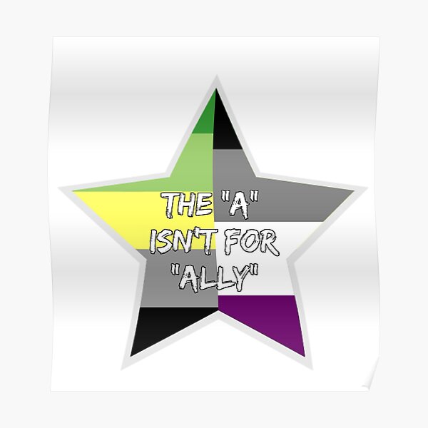 LGBTQIA Aro Ace Pride Poster