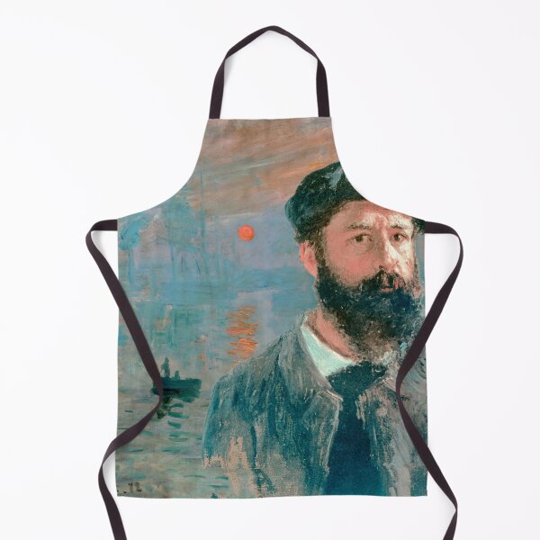 Item preview, Claude Monet Self Portrait with a Beret in front of the Impression, Sunrise - digital recreation designed and sold by NickoPrints.