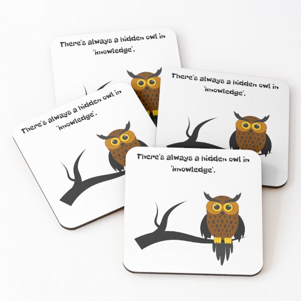Item preview, Owl & knowledge designed and sold by Izy Shop.