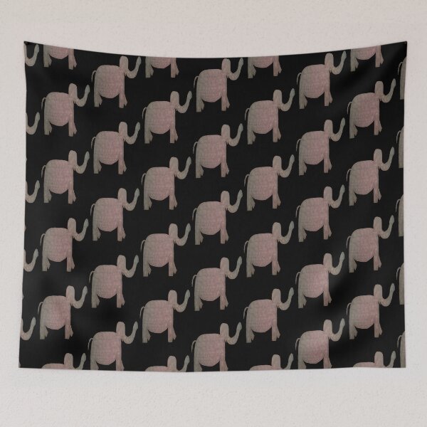 Item preview, Elephant: Gray and Orange designed and sold by DanielleGensler.