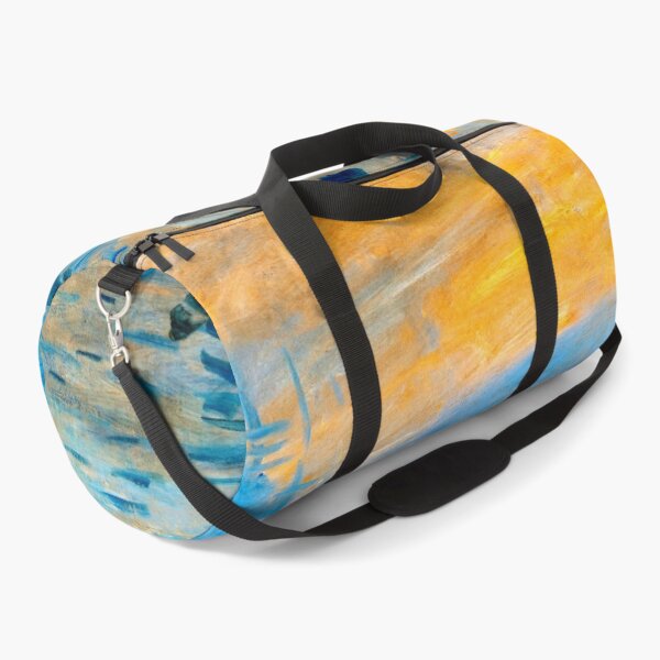 Item preview, Impression, Sunrise, by Claude Monet - high contrast blue and orange digital recreation designed and sold by NickoPrints.