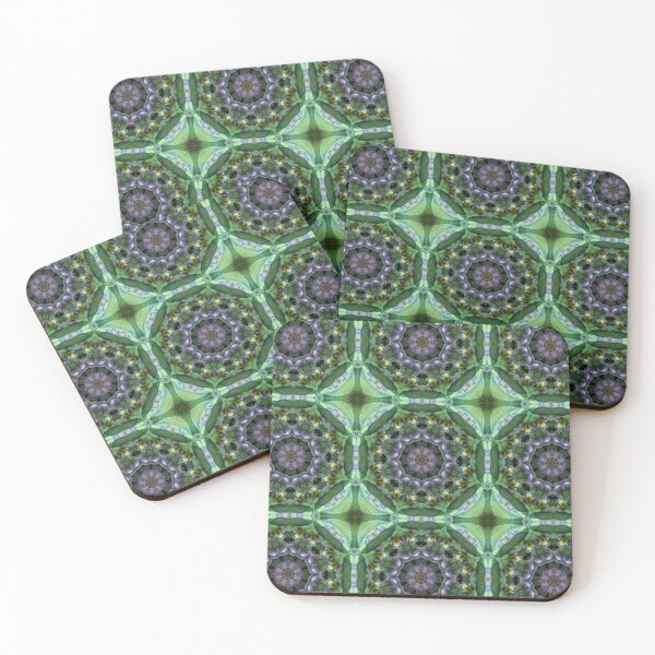 Item preview, Green and Purple Moroccan Style Geometric Pattern | Lachenalia Orchioides 1.3 designed and sold by FRLF.