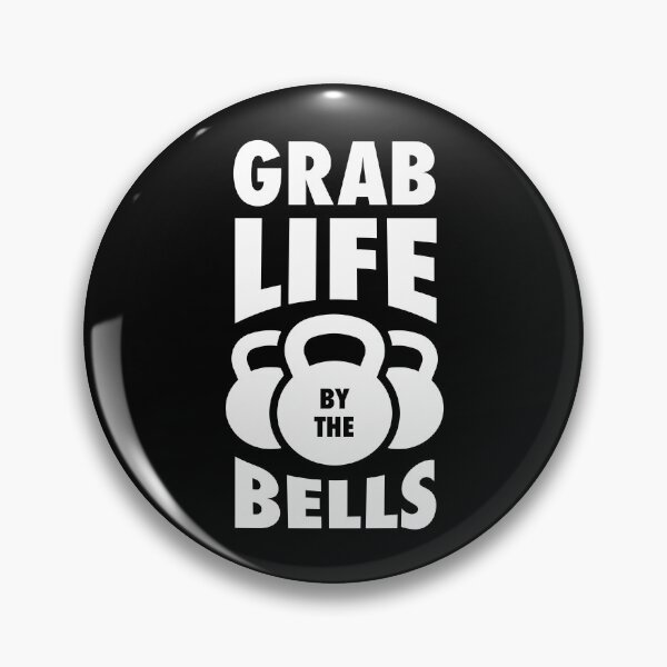 Item preview, Kettlebell Motivation - Grab Life by the Bells designed and sold by TeeMonsters.