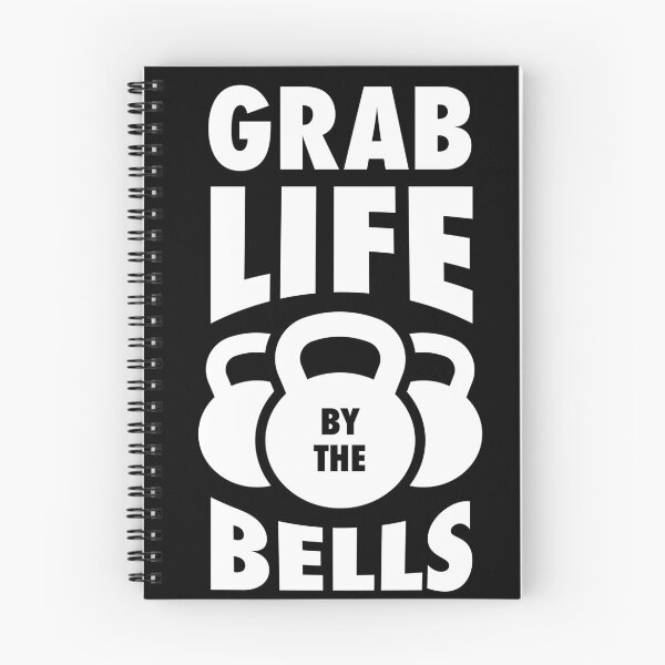 Item preview, Kettlebell Motivation - Grab Life by the Bells designed and sold by TeeMonsters.