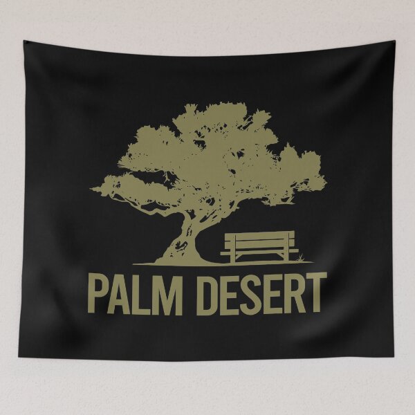 Item preview, Bench And Tree Palm Desert designed and sold by nguyentanshop.
