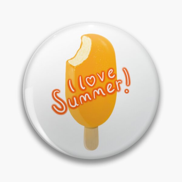 Item preview, I love Summer! ice lolly, white.  designed and sold by Bumpulous.