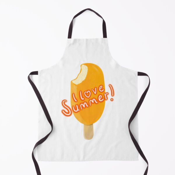 Item preview, I love Summer! ice lolly, white. designed and sold by Bumpulous.