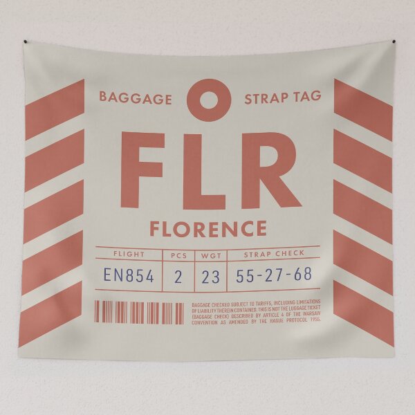 Item preview, Luggage Tag D - FLR Florence Italy designed and sold by VoodooCircus.