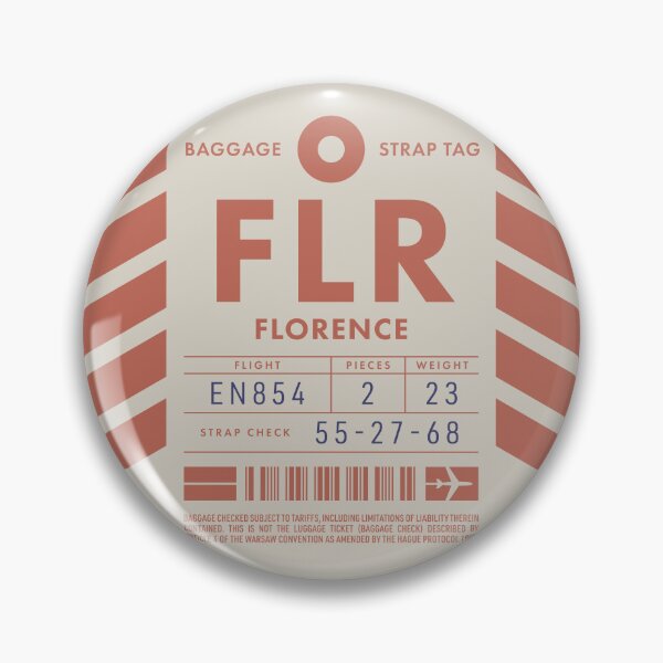 Item preview, Luggage Tag D - FLR Florence Italy designed and sold by VoodooCircus.