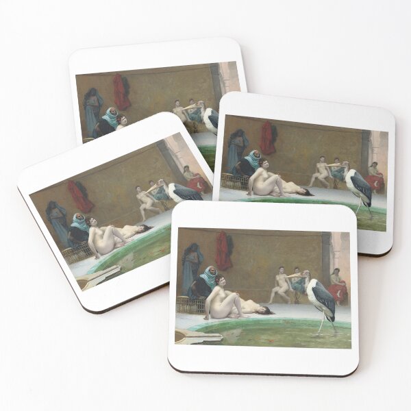 Item preview, Jean-Leon Gerome -The Stork in the Harem Bath House designed and sold by TeeARTHY.
