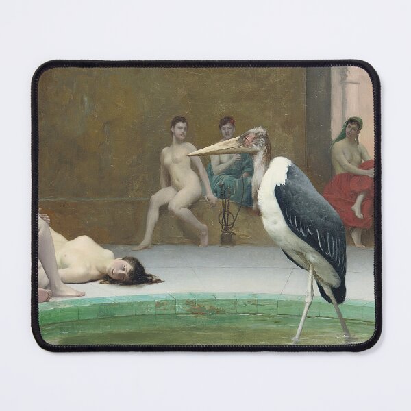 Item preview, Jean-Leon Gerome -The Stork in the Harem Bath House designed and sold by TeeARTHY.