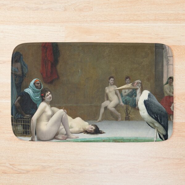 Item preview, Jean-Leon Gerome -The Stork in the Harem Bath House designed and sold by TeeARTHY.
