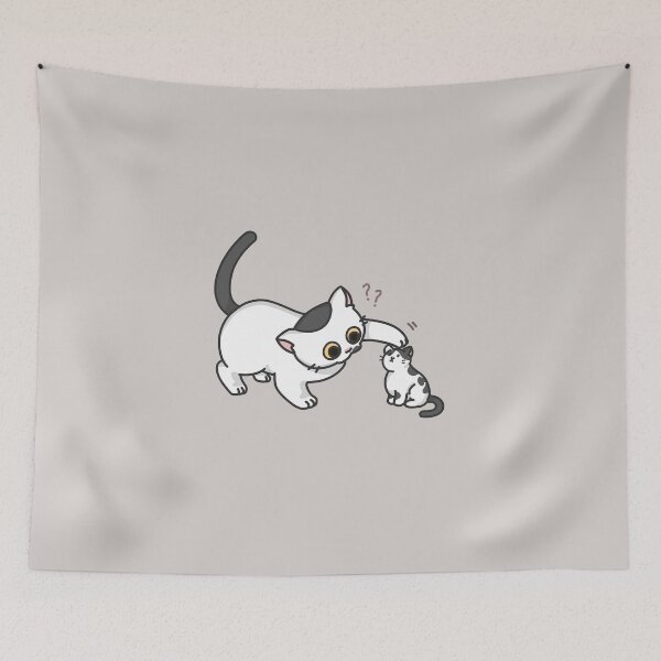 Item preview, Cat Meet His Sister for The First Time designed and sold by dzakiyaatifa.