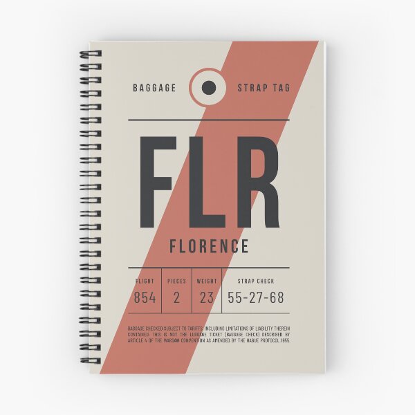 Item preview, Luggage Tag E - FLR Florence Italy designed and sold by VoodooCircus.