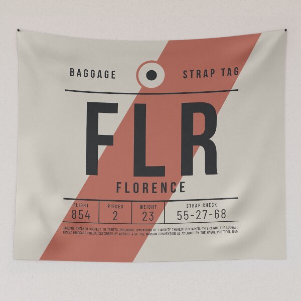 Item preview, Luggage Tag E - FLR Florence Italy designed and sold by VoodooCircus.