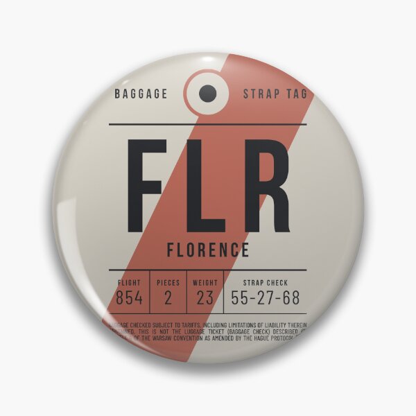 Item preview, Luggage Tag E - FLR Florence Italy designed and sold by VoodooCircus.