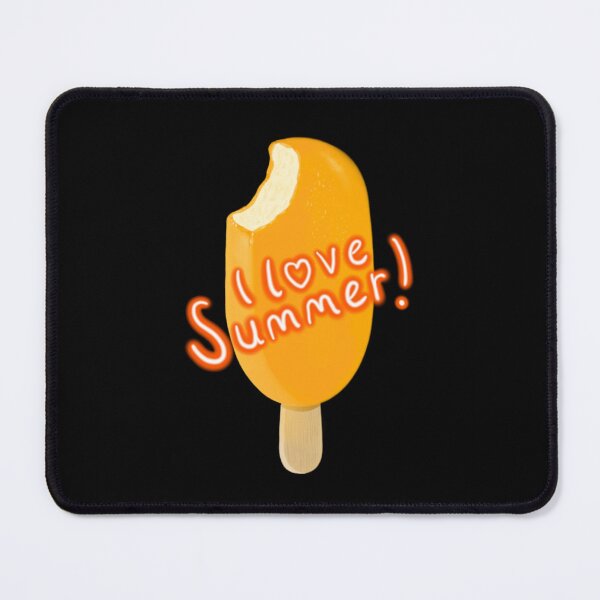Item preview, I love Summer! ice lolly, black.  designed and sold by Bumpulous.