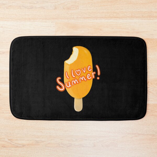 Item preview, I love Summer! ice lolly, black.  designed and sold by Bumpulous.