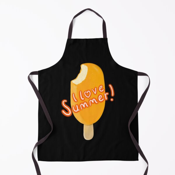 Item preview, I love Summer! ice lolly, black. designed and sold by Bumpulous.