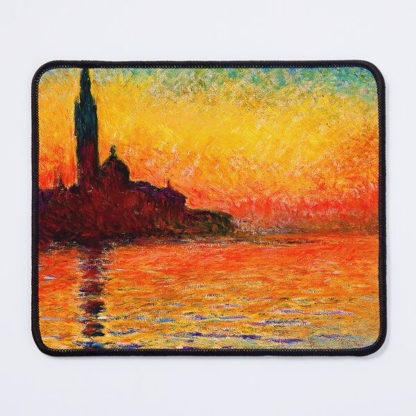 Artikelvorschau, San Giorgio Maggiore at Dusk by Claude Monet - digital enhancement entworfen und verkauft von NickoPrints.