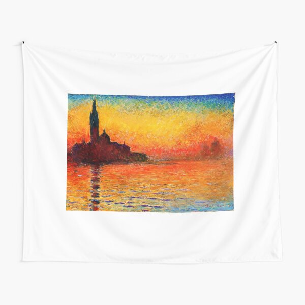 Aperçu de l'œuvre San Giorgio Maggiore at Dusk by Claude Monet - digital enhancement créée et vendue par NickoPrints.