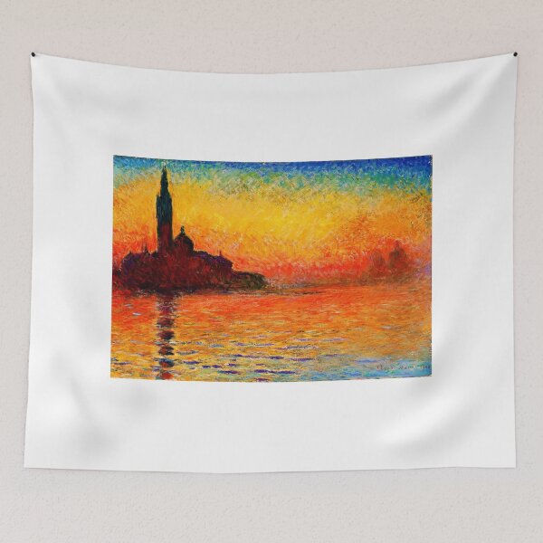Aperçu de l'œuvre San Giorgio Maggiore at Dusk by Claude Monet - digital enhancement créée et vendue par NickoPrints.