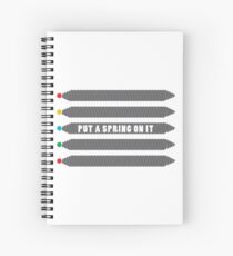 Pilates - Put a spring on it Spiral Notebook
