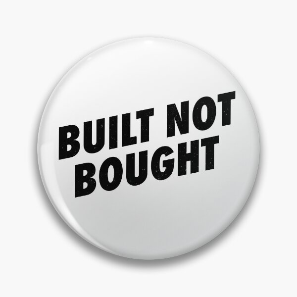 Item preview, Built Not Bought - Gym Life designed and sold by TeeMonsters.